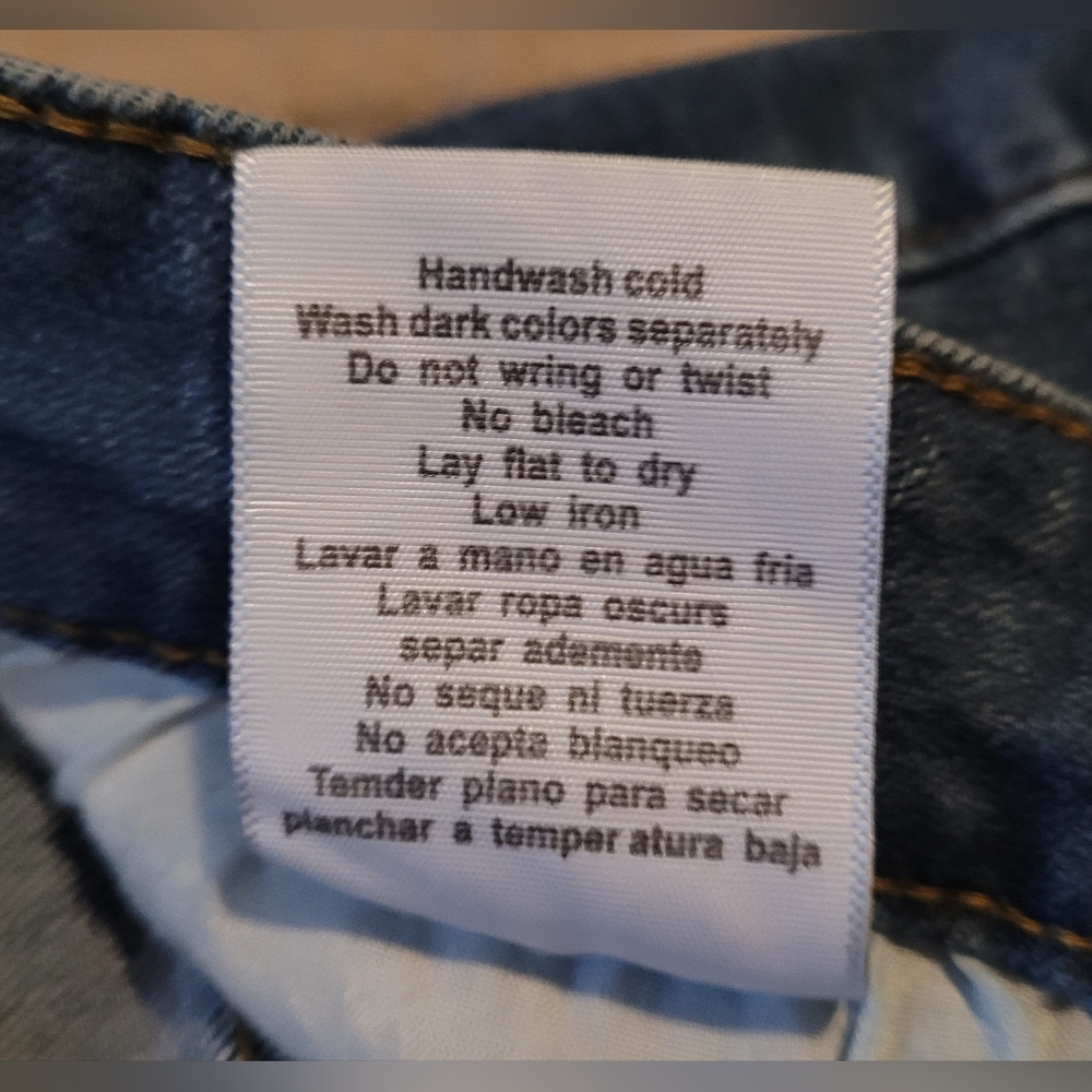 Judy Blue Relaxed Fit Dark Wash Distressed Jeans Size 31 - Picture 10 of 10